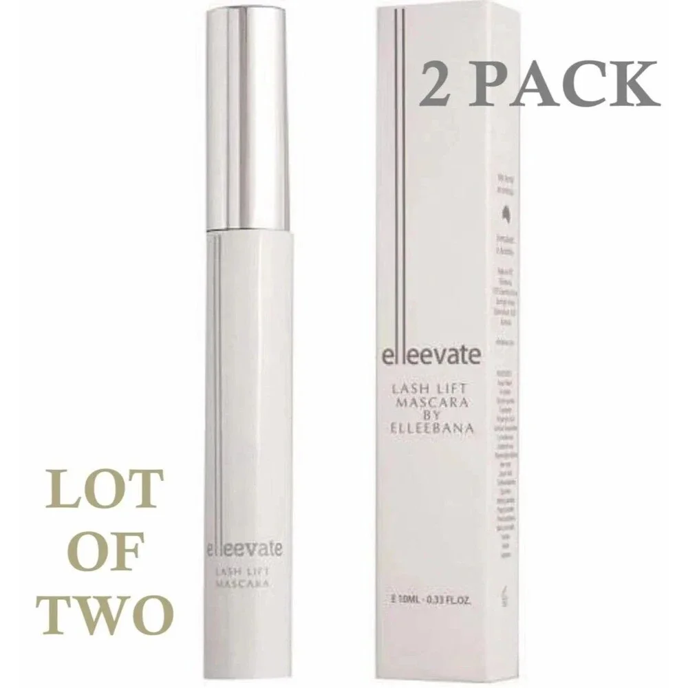 Elleevate Black Lash Lift Mascara by Elleebana (2-Pack)  - 0.33 Fl Oz